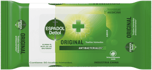 Espadol Dettol Toallas Húmedas Antibacteriales Original