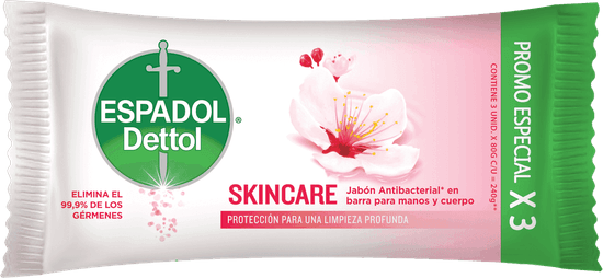 Espadol Dettol Jabón en Barra x1 Skincare
