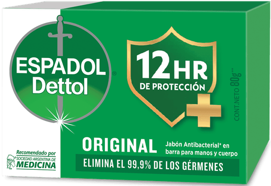 Espadol Dettol Jabón en Barra x1 Original