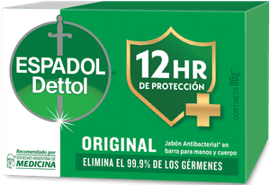 Espadol Dettol Jabón en Barra x1 Original