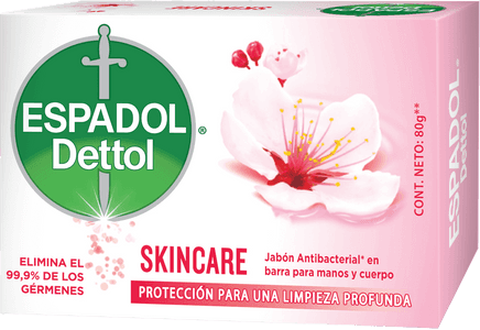 Espadol Dettol Jabón en Barra x1 Skincare 