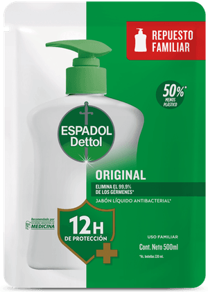 Espadol Dettol Repuesto Jabón Líquido para manos Original