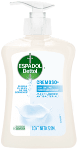 Espadol Dettol Jabón Líquido para manos Cremoso